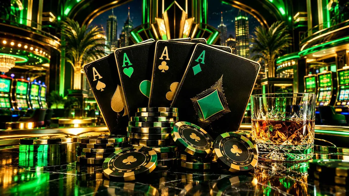 Ilustrasi kud_hero_casino chips and golden casino — panduan Kuda Lumping Kuda189
